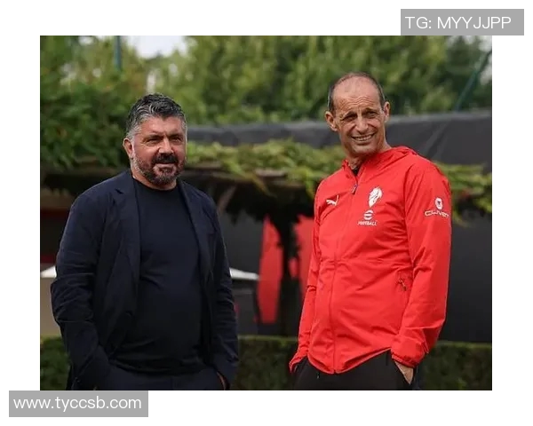 加图索与布冯亲临罗马比赛现场考察意大利球员表现